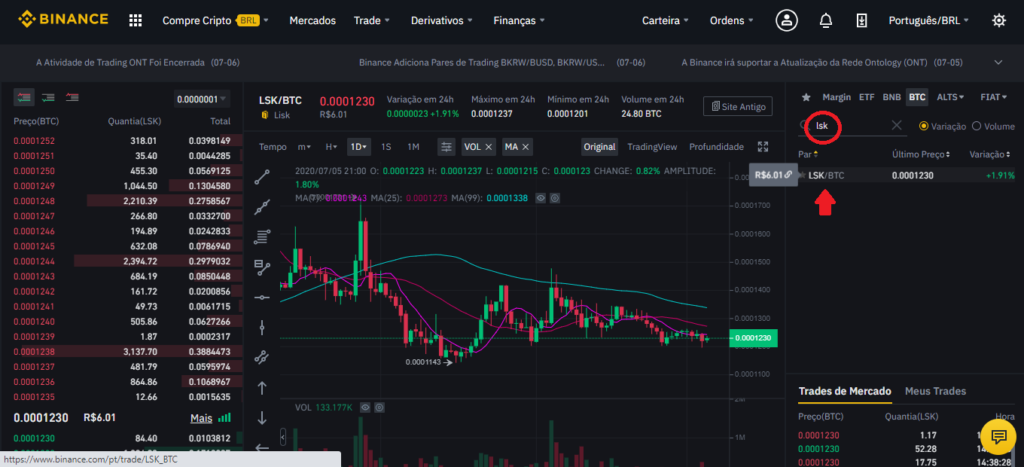 trade lsk