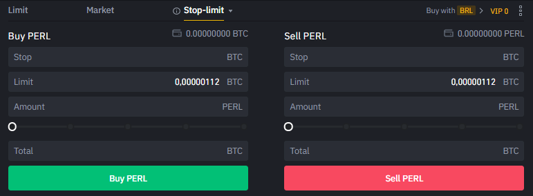 stop limit perlin