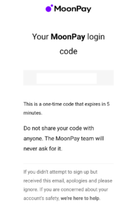 login code moonpay