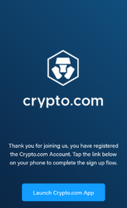launch crypto app