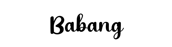 Babang escrito com letra Babang
